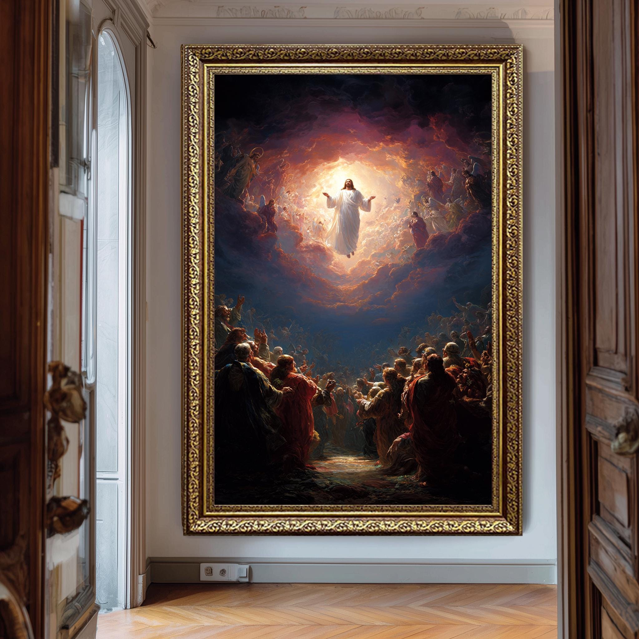 Jesus Second Coming Art – Powerful Christian Wall Decor | Spiritual Home Artwork