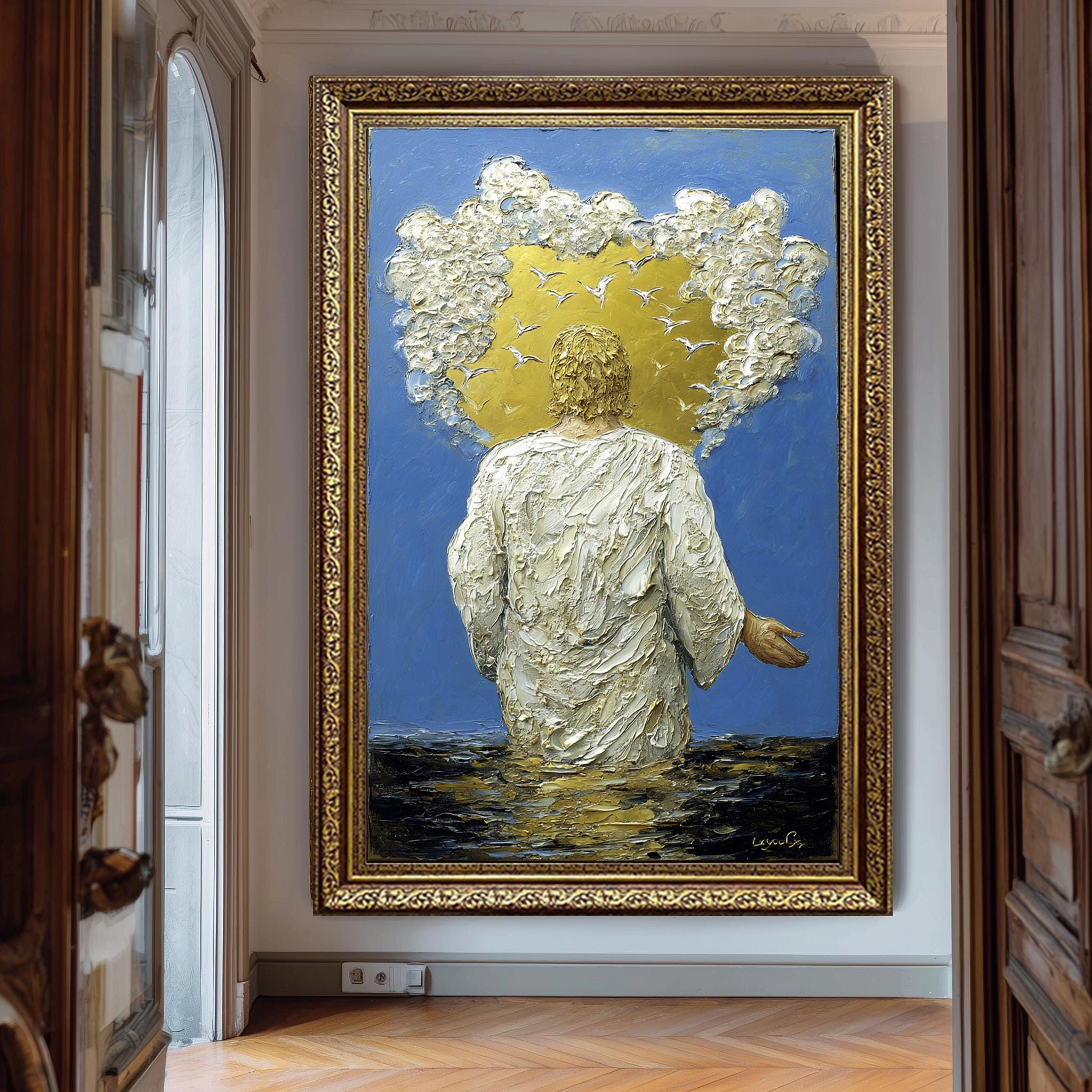 Jesus Christ Wall Art – Christian Canvas Print | Religious Wall Decor Poster