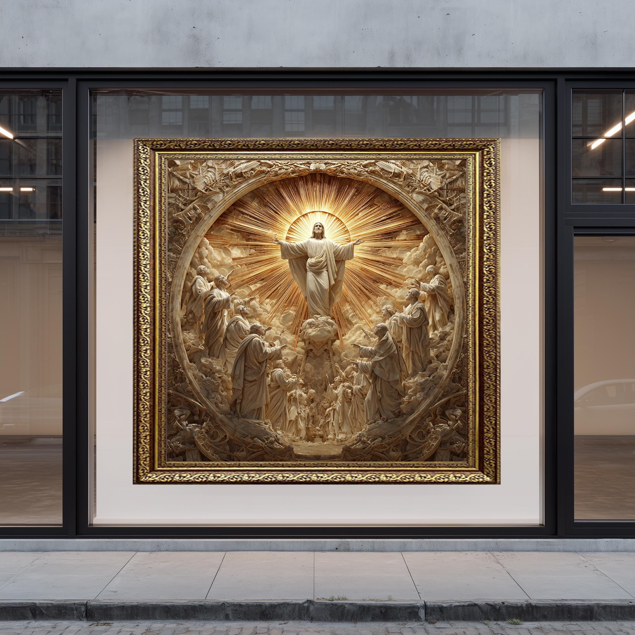 Jesus Ascension Wall Art – Christian Wall Decor | Spiritual Home Art Print