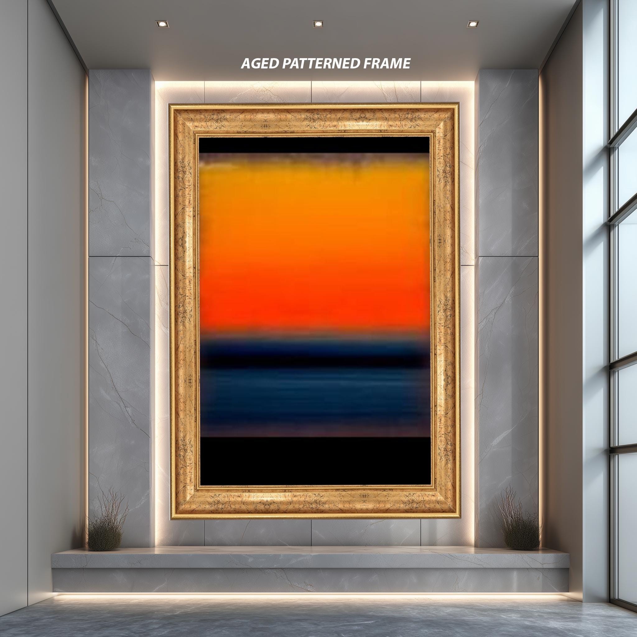 Abstract Canvas Art – Rothko Inspired Color Field Painting | Modern Wall Decor